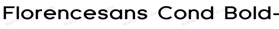 Florencesans Cond Bold字体转换